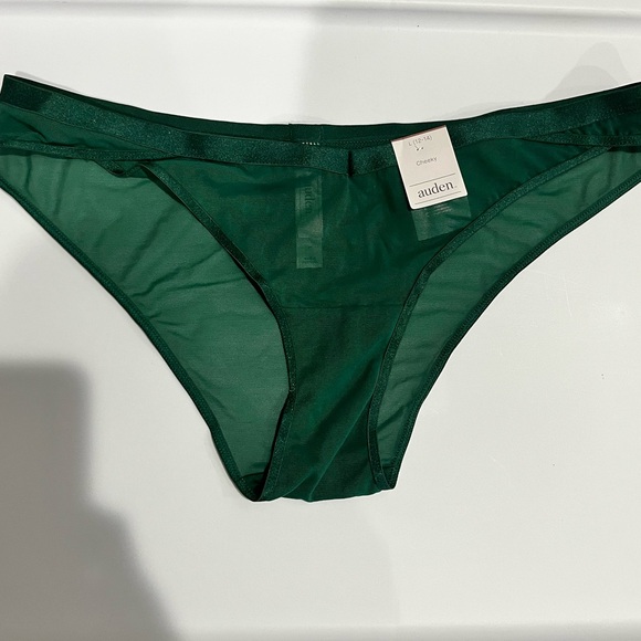 NWT Women's Mesh Cheeky Underwear - Auden™ Green L - Picture 9 of 9